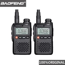 2 шт Baofeng UV-3R рация UV3R мини Woki Toki Ham Радио Comunicador CB радиостанция HF трансивер UV 3R рация-рация