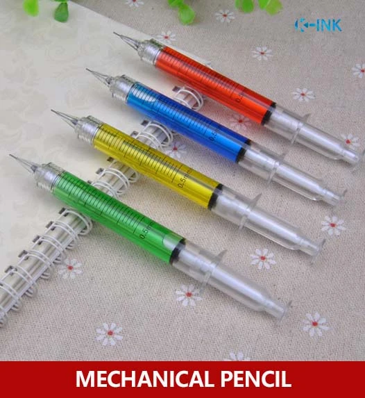 30pcs / lot ,0.5mm Needle Syringe mechanical pencils , Novelty Syringe
