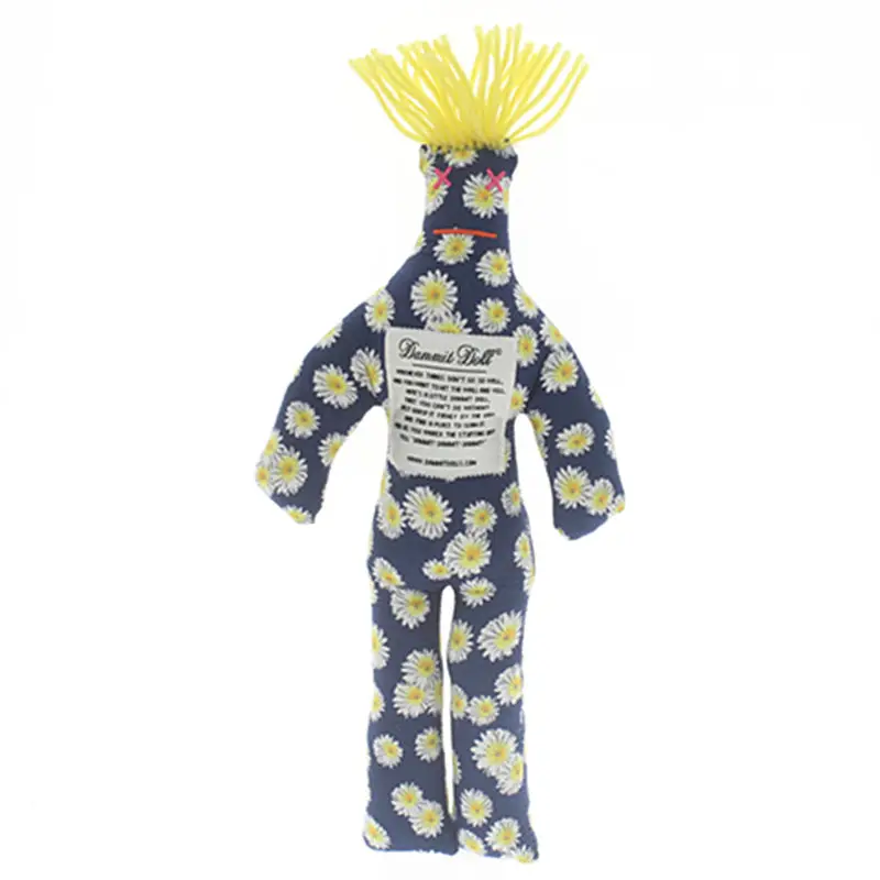 New Random Pattern Color Stress Relief 12" Dammit Doll Plush Toy