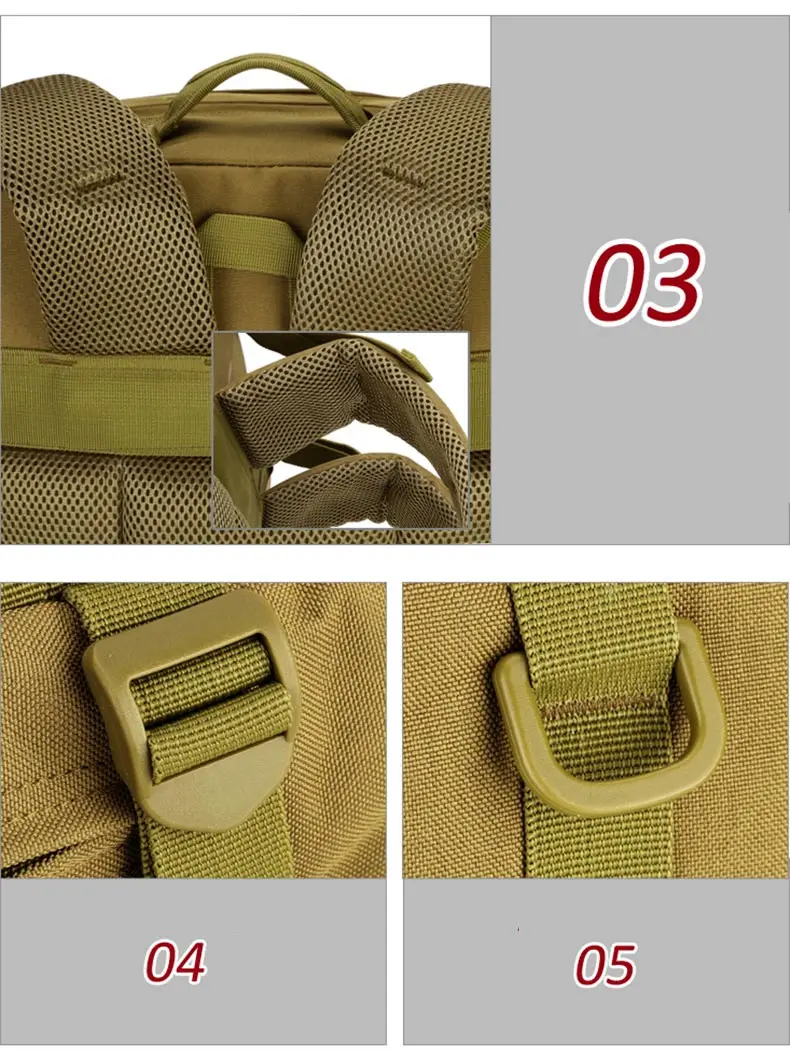 Bolsa de Desporto Mochila de Escalada dos Homens ao ar Mochila de Viagem Mochila Militar Quente Braço Livre Camuflagem Tático Multifuncional Xa982wd 55l 13 Cheap Mochilas escal.