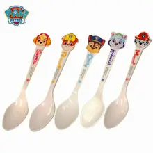 Натуральная Щенячий патруль милая детская молочная ложка фигурка Маршалл и Чейз Эверест с принтом на тему собак вечерние Дети День рождения подарок для детей