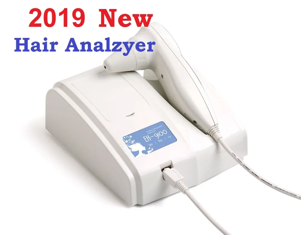2019 Newest 8.0 MP High Resolution Digital CCD USB Multifunction UV Hair Analyzer Hair Camera Hairscope Hair Diagnosis DHL Free