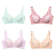Soft Nursing Bras Breathable Lace Pregnant Underwear Front Closure Women Breast Feeding Bra