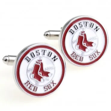 

Red Sox Team Cufflink Cuff Link 1 Pair Retail Free Shipping Promotion