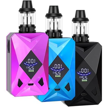 

Pathfinder V2 100w electronic cigarette kit vape mod LED display power adjustable 2200mAh battery 0.3ohm atomizer Shisha vapor