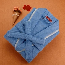 Банный халат, хлопок, для мужчин, хлопок, полотенце, кимоно из рунной шерсти, банный халат, теплая воздушная парная Пижама, ночная рубашка с длинными рукавами, Осень-зима