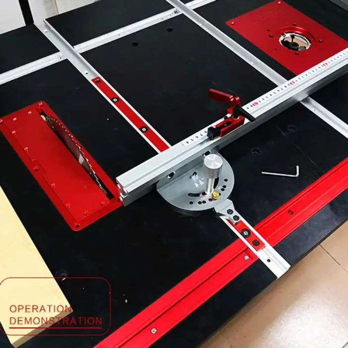 Алюминиевая круговая пила игольная пластинка флип DIY деревообрабатывающий верстак крышка пластины ALI88