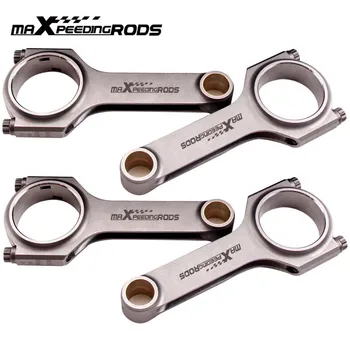 

4x Connecting Rods Rod For Nissan Datsun L18 Bluebird Silvia 620 710 Conrods Con rods 130.2mm +ARP 2000 Bolts 800HP Bielle