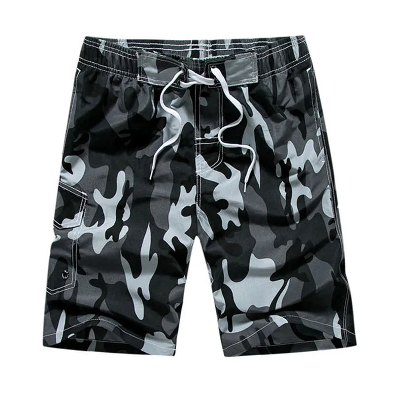 2019 New Men's Casual Camouflage Printing Beach Surfing Swimming Loose Quick Dry Short Pants Swim Briefs Beach Short #3j15 (3)