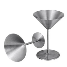 Нержавеющей стали коктейль чашки красного вина чашки свадебный бокал шампанского мартини Кубок