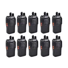 10PCS Baofeng BF-888S Walkie Talkie 5W Handheld Radio Upgrade Version for BF-777s BF-666s