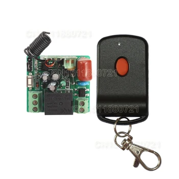 

New AK-RK01S-220J 220V 1CH 10A RF Wireless Remote Switch System Receiver With Learning Button 315/433.92MHZ
