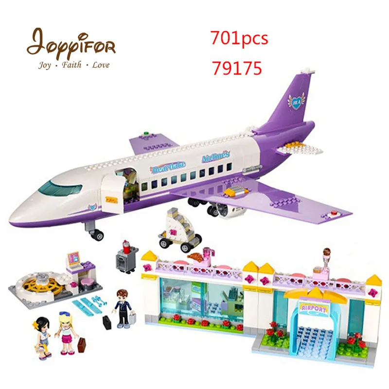 

Joyyifor City Girls Friends Plane Airport 79175 Building Blocks Toys For Children Gifts Figures Compatible With LegoINGlys Toys