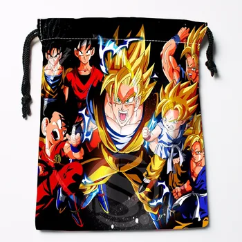 

Fl-Q37 New anime Dragon Ball Z #26 Custom Logo Printed receive bag Bag Compression Type drawstring bags size 18X22cm 711-#F37