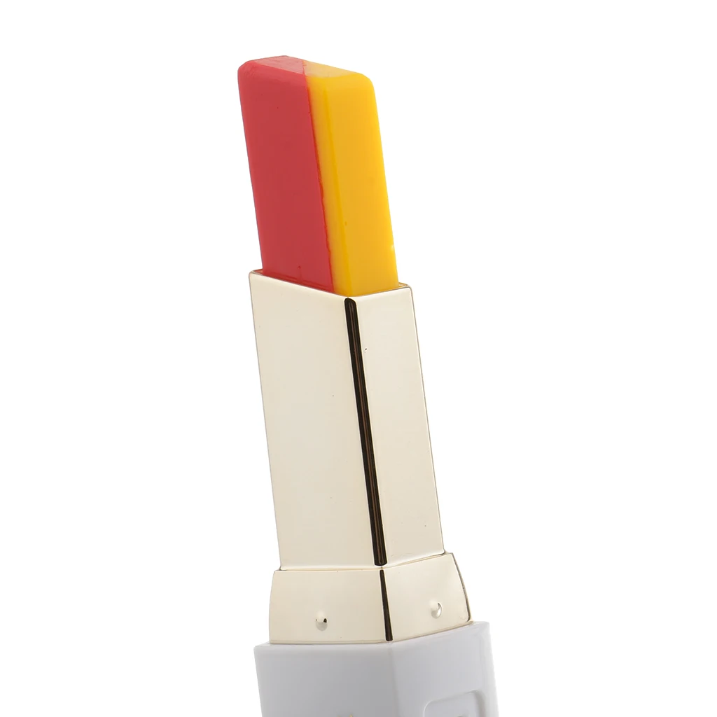Dual Color Lipstick Moisturizing Gradient Color Fashion Makeup Lip Blam Waterproof & Long Lasting Works Especially Well