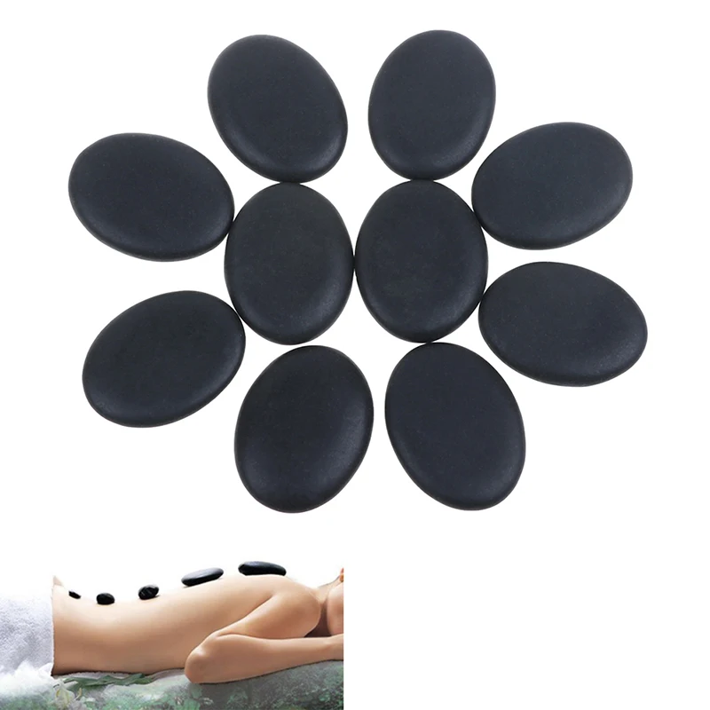 

2/6/8/10PCS Natural Energy Spa Rock Basalt Stone Beauty Stones Massage Lava Natural Stone Massage Stones Massage Massage Set