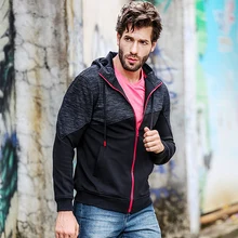 Новая уличная Мужская весенне-зимняя мужская свитер с длинными рукавами уличные Молодежные толстовки двухцветная стеганая Толстовка походная куртка