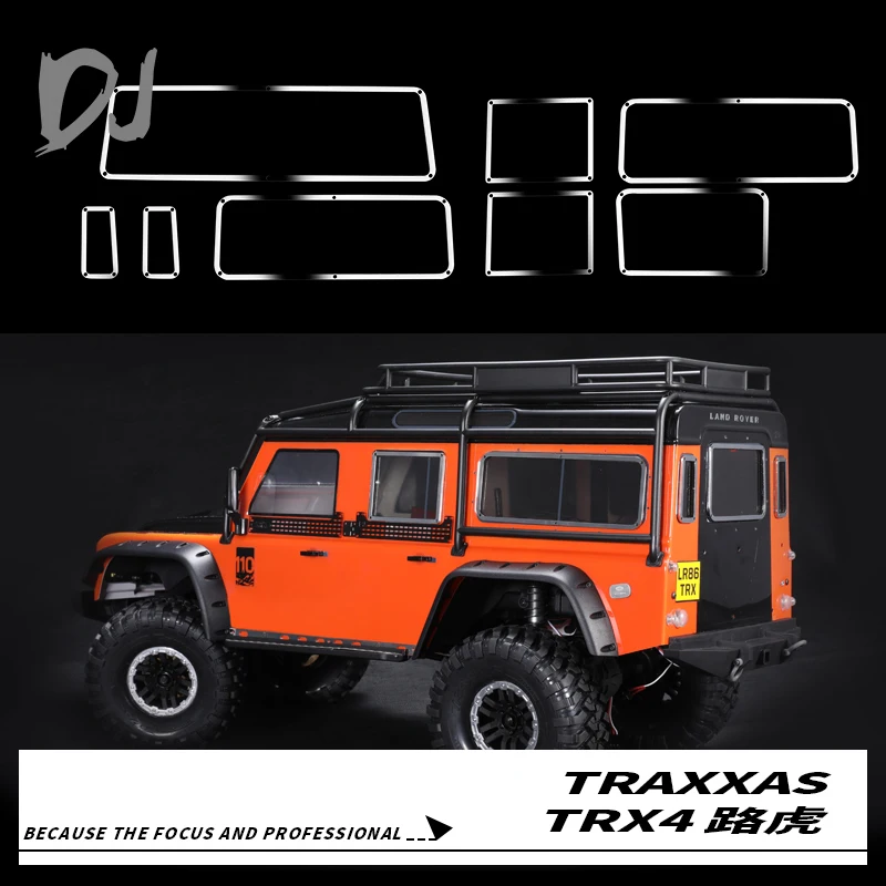 Металлический границу окна DJC-9156 для 1/10 гусеничный автомобилей TRAXXAS TRX-4