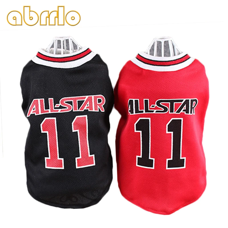 Abrrlo Dog Puppy Vests World Cup Soccer Team Pattern Cute Pets Dogs