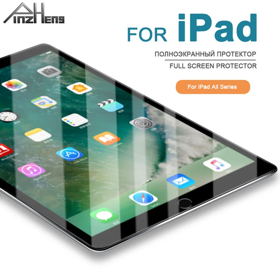 PINZHENG Full Cover Tempered Glass For iPad Air 2 3 4 5 6 Pro Screen Protector For iPad Mini 2 1 3 4 9.7 Protective Glass Film PINZHENG Full Cover Tempered Glass For iPad Air 2 3 4 5 6 Pro Screen Protector For iPad Mini 2 1 3 4 9.7 Protective Glass Film