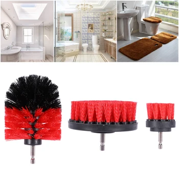 

3pcs Durable Nylon Drill Cleaning Brush Attachments Multifunction Power Scrubber Brush Drill Attachment Kit for Cleaning