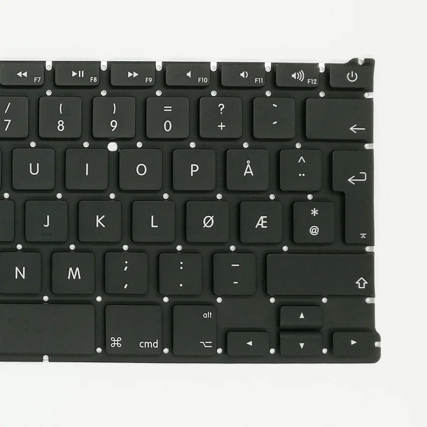 5 шт./лот Новая замена клавиатуры Норвегия, норвежская Стандартный для Macbook Air 1" A1369 A1466 2011- года
