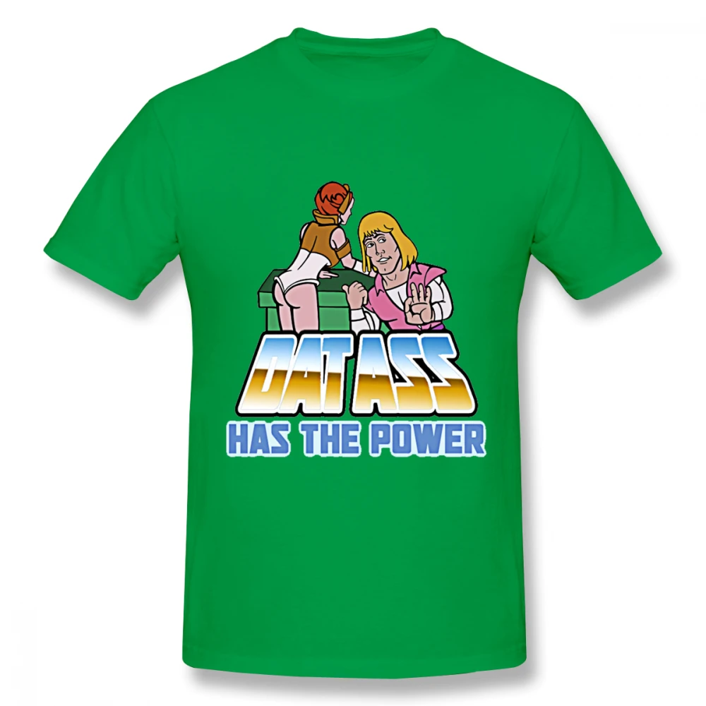 Забавная футболка с героями мультфильмов «он-человек и мастера Вселенной» для мужчин, популярная футболка, S-6XL футболка с круглым воротником большого размера для мужчин - Цвет: Зеленый