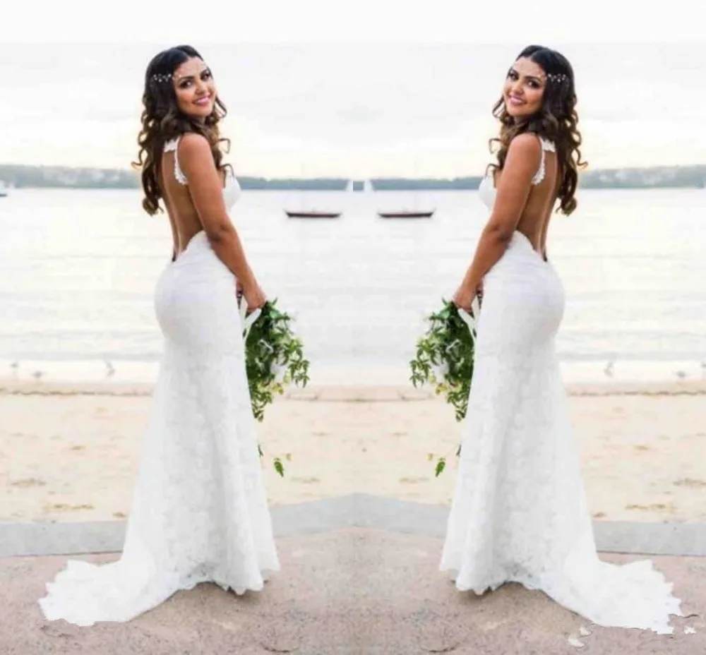 Сексуальное кружевное свадебное платье es страна vestido de noiva глубокий v-образный вырез свадебное платье с открытой спиной Hoho дешевые ручной