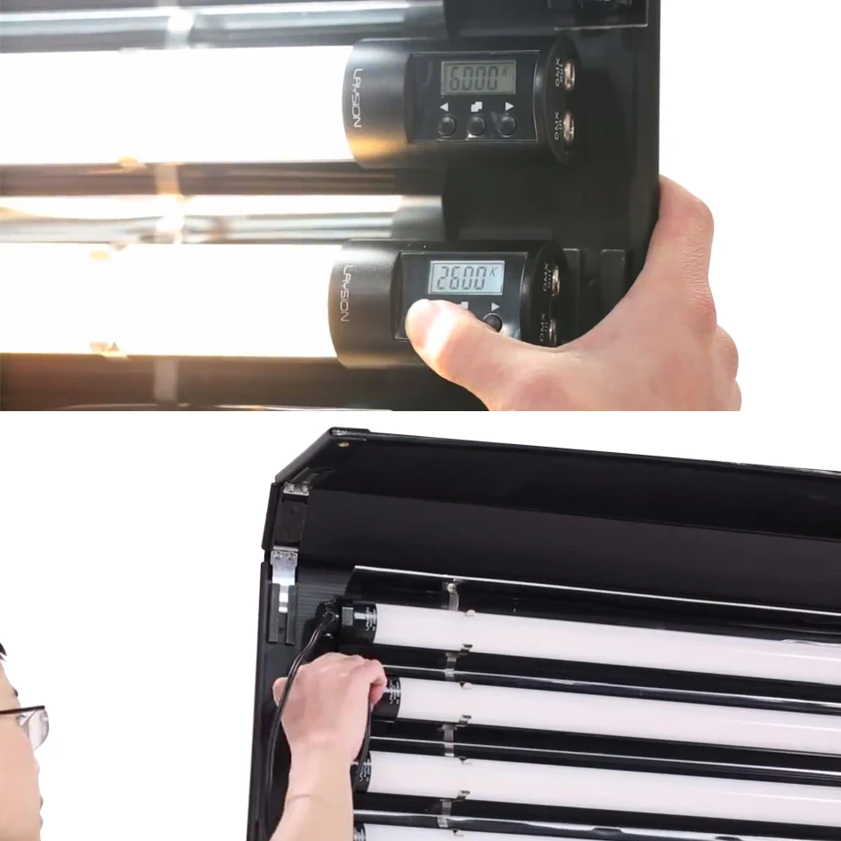 Затемнения DMX Pro Кино 400W 2600 ~ 6000K студия светильник для c стоек трубок нет
