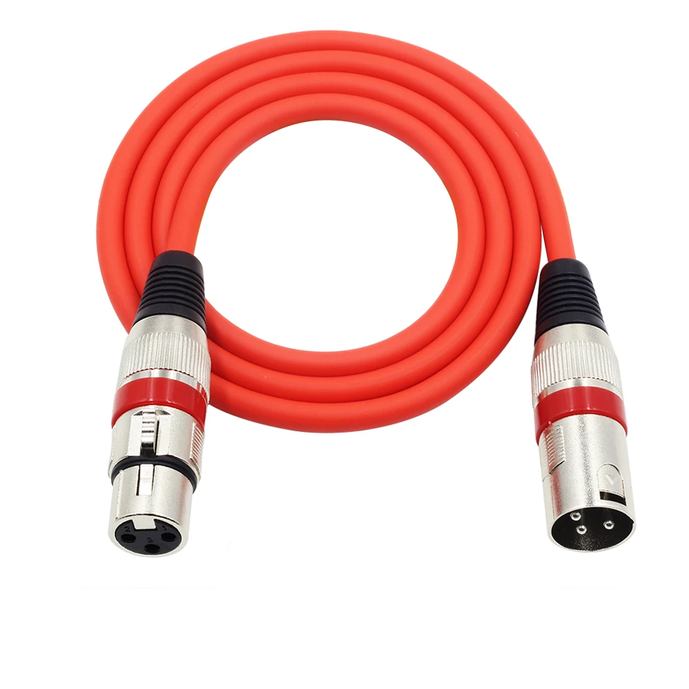 Lballist XLR кабель Мужской и Женский аудио фольга Плетеный экранированный для