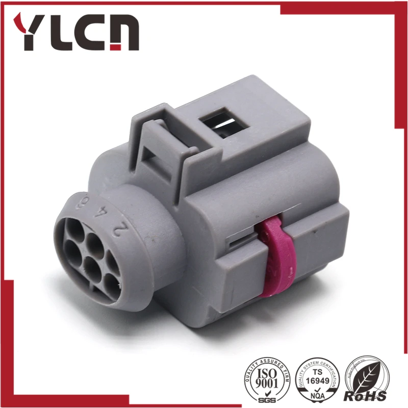Tyco 6 Pin Female 1 5 мм набор коннектор датчика для VW Audi Skoda 1J0 973 713/1J0973713|female pin connector|female