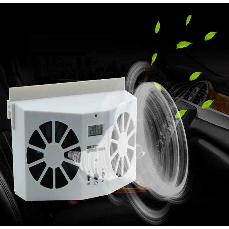 

Auto Rechargeable Ventilation System Car Solar Energy Ventilator Window Fans Car Air Purify Clear Tool Air Vent Cool Exhaust Fan