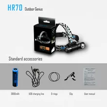 IMALENT HR70 фара CREE XHP70.2 LED max 3000 люмен налобный фонарь с магнитной