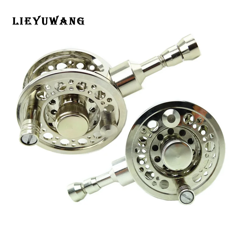 

LIEYUWANG ZT60 3BB Drag 8kg Large Arbor Aluminum Fly Fishing Reel With 5Expansion Heads 2 Guide Rings Pressure Brake Spool