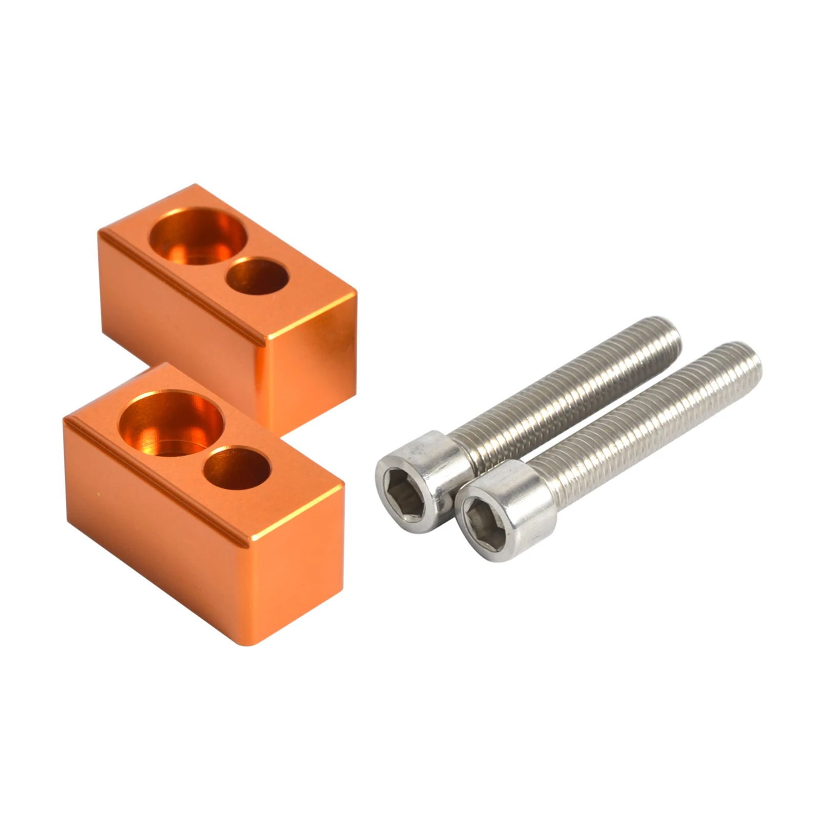 H2CNC 22 мм руль подъемная арматура, набор для увеличения высоты для KTM 450 EXC EXC-F XC-W шесть дней EXCR SX-F XC XC-F EXC-G XC-G гоночный XCR-W - Цвет: Orange