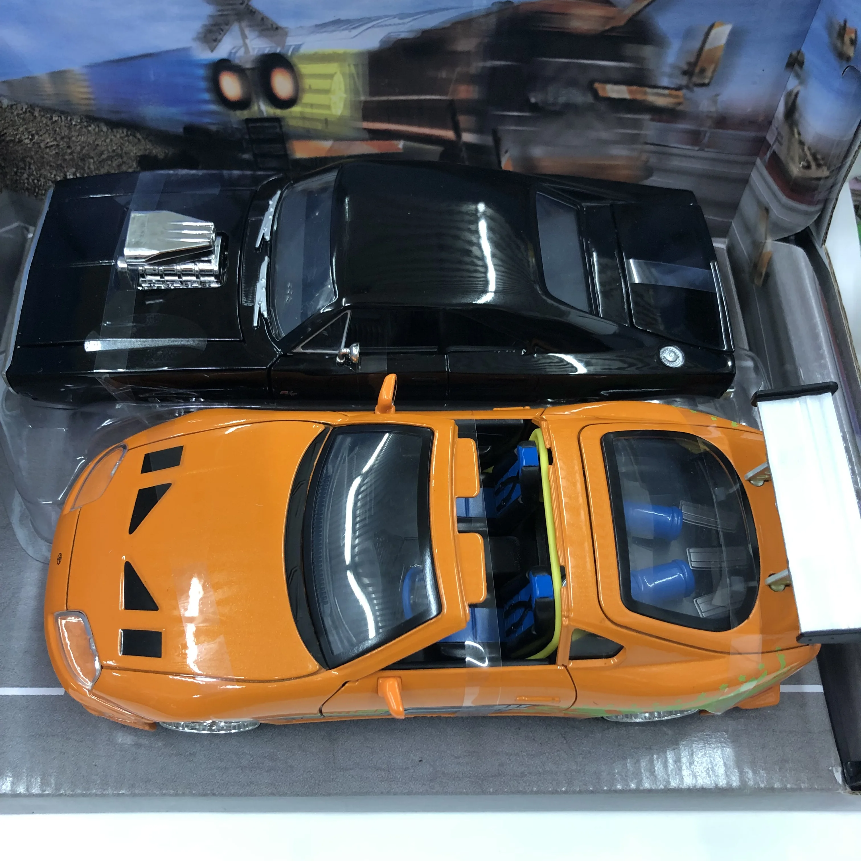 Ja da 1:24 Dodge Challenger и Toyota супер Игрушечная машина из сплава игрушки для детей литой модельный автомобиль подарок на день рождения