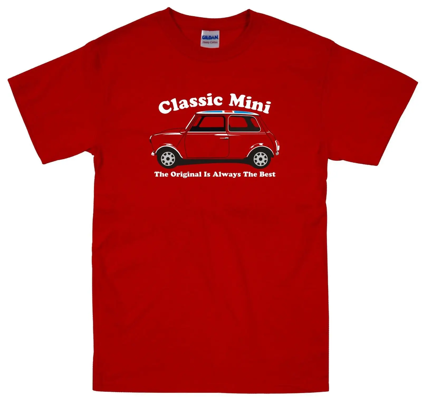 Мужские классические футболки Mini 1000 Cooper 60's ретро футболка с машинкой рубашка