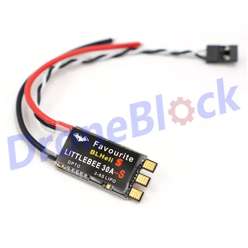 

30A LittleBee ESC BLHeli-s Brushless Motor Speed Controller 2-6S Supports OneShot125 for Quadcopter RC