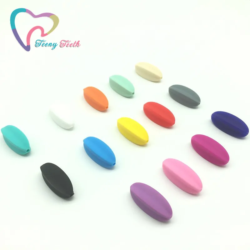 

Teeny Teeth 10 PCS Starfruit Loose Silicone Beads For Silicone Teething Necklace DIY BEADS Baby Teether Beads For Mom And Baby