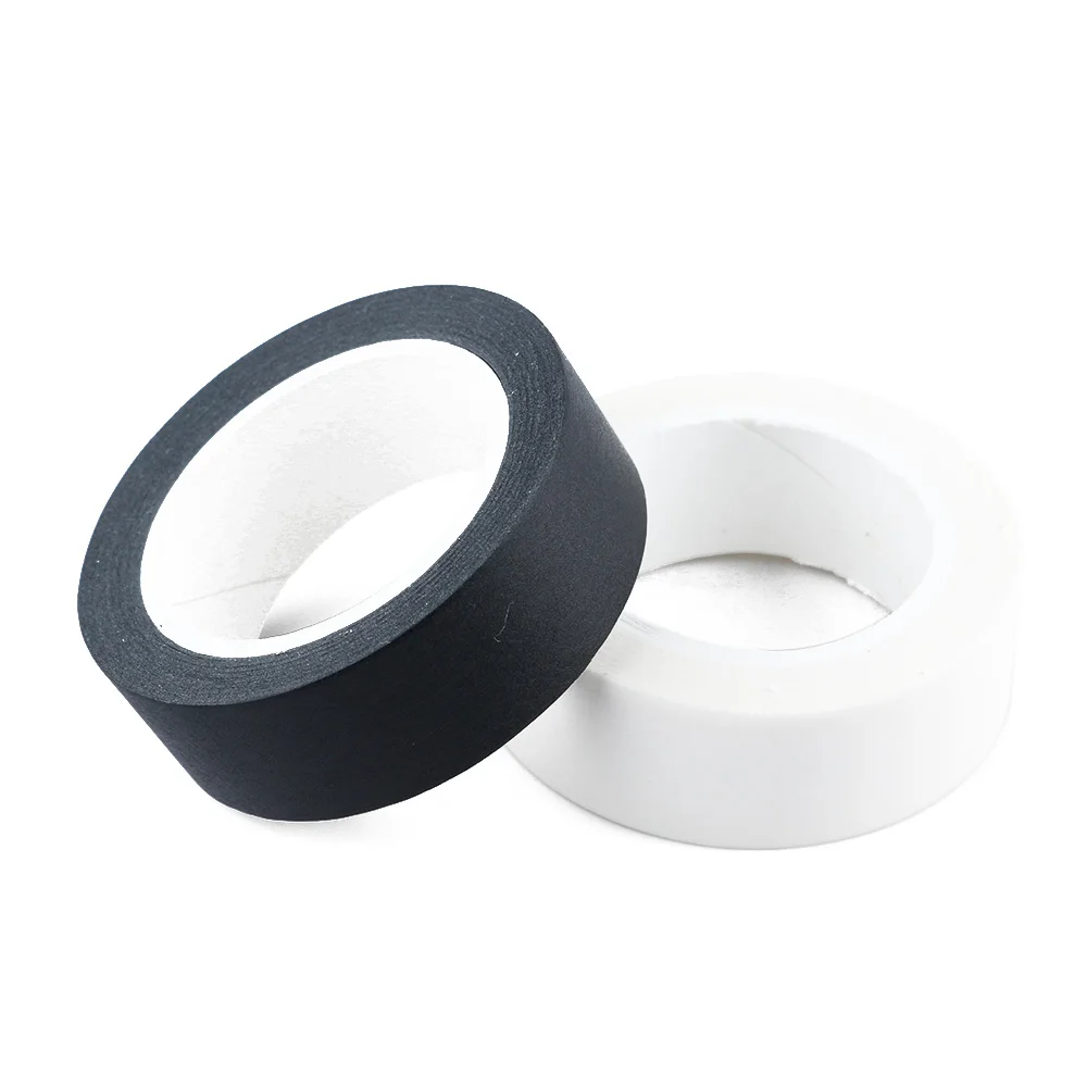 

1PC Fashion DIY Pure Color White Black 15mm*10m Paper Washi Tapes Office Masking Photographic Tape Scrapbook Stickers Decorative