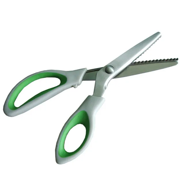 Curly Scissor Scallop Sew Kontselyariyae Denim Fabric Leather Craft