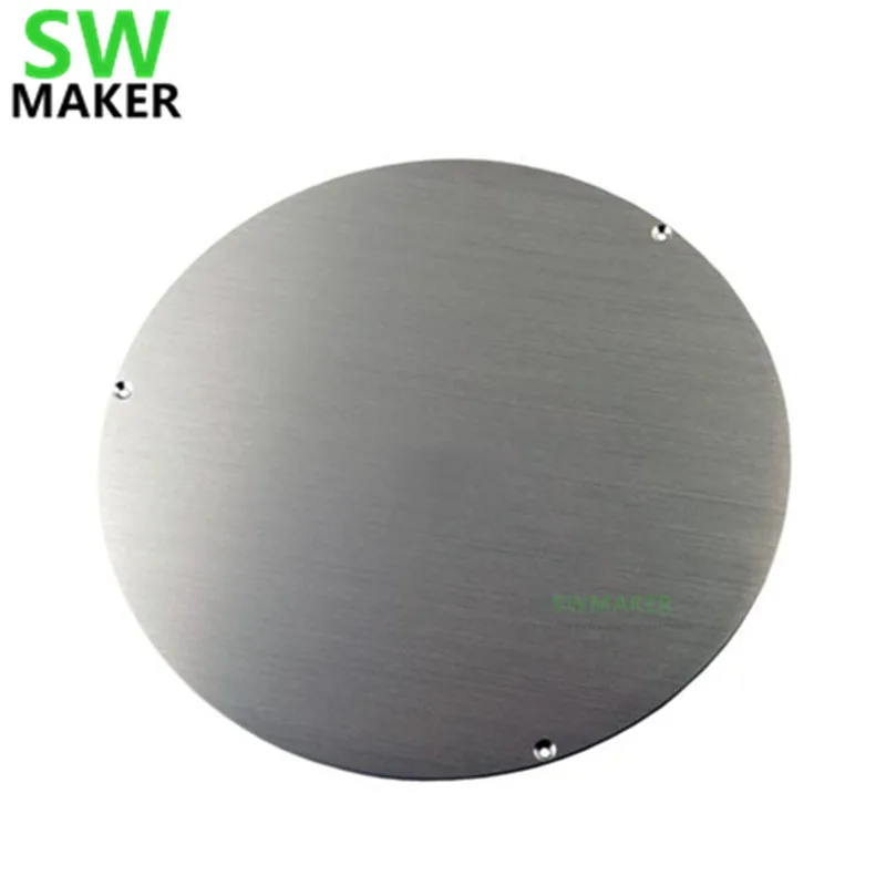SWMAKER 220 мм Диаметр Круглый анодируемый Алюминий плита для kossel delta 3d принтера