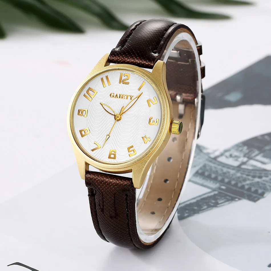Splendid Relogio Feminino модные повседневное часы женский из искусственной кожи Кварцевые аналоговые наручные часы для женщин женская одежда часы