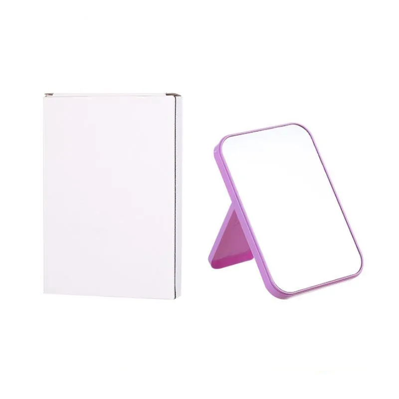 Simple rectangular table dressing mirror high list table dressing mirror portable folding princess dressing mirror