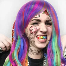 Top Fashion Long Rainbow Wavy Cosplay Hip Hop Wig For Women Girl DIY Party Colorful Fiber Synthetic Wig Gift Dropshipping Top Fashion Long Rainbow Wavy Cosplay Hip Hop Wig For Women Girl DIY Party Colorful Fiber Synthetic Wig Gift Dropshipping