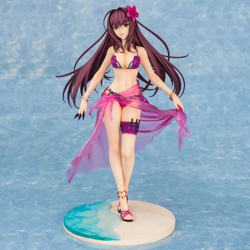 Новинка, аниме фигурка Fate/Grand Order Assassin Scathach, фигурка, купальник, сексуальная девушка, ПВХ, 26 см, модель, фигурка, кукла BANPRESTO