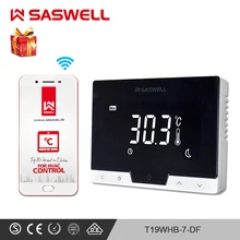 SASWELL WiFi Smart Thermostat Temperature Controller for Water/Electric floor Heating Water/Gas Boiler weekly programmable SASWELL WiFi Smart Thermostat Temperature Controller for Water/Electric floor Heating Water/Gas Boiler weekly programmable
