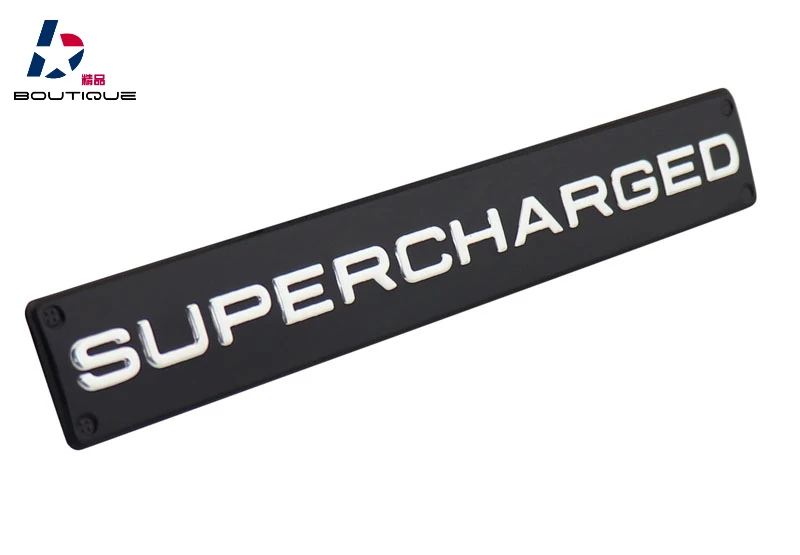 

Black Supercharged Sport for Range Rover Door Tailgate Emblem Badge Sticker