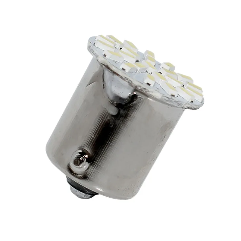 Супер яркий 1156 22 светодиодный 3014 SMD P21W BA15S автомобильные задние стояночные огни для мотоцикла Противотуманные фары авто тормозные лампы DC 12 В Белый