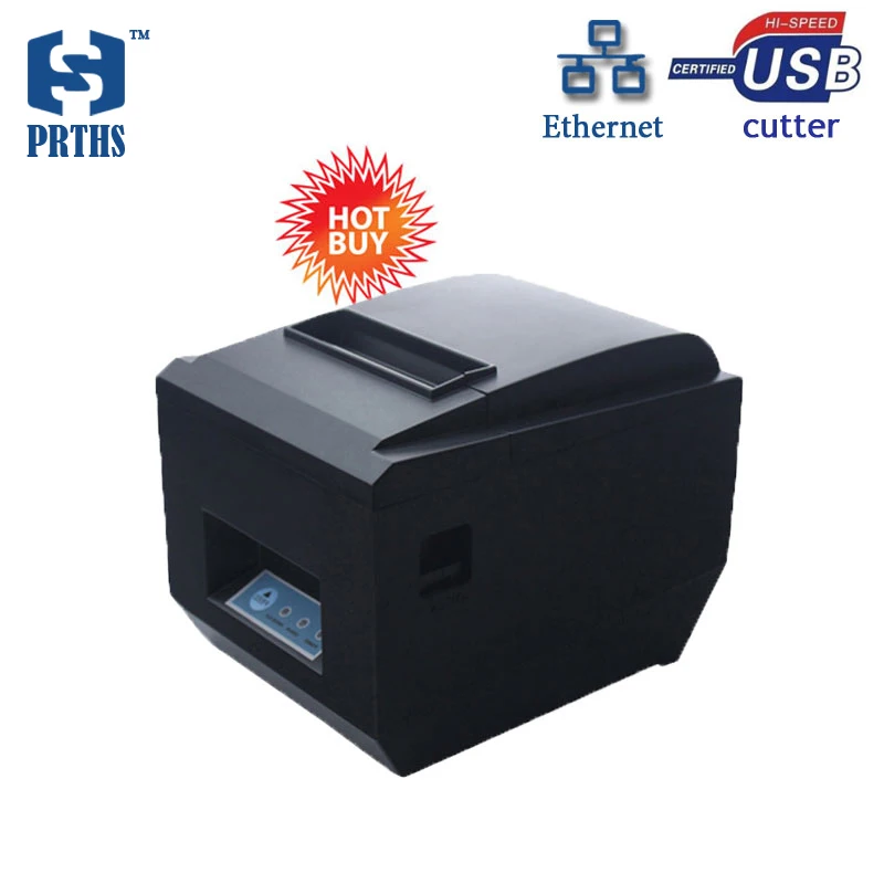 

USB LAN thermal receipt printer pos80 with auto cutter Low cost and High-quality billing printing Low-power waste HS-825UL
